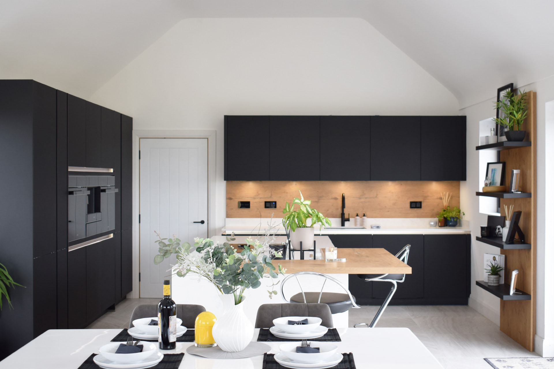Modern kitchen with beautiful design and layout