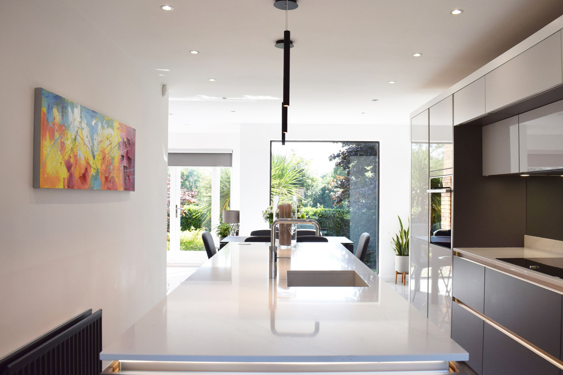 Modern kitchen built to be the social hub of the home